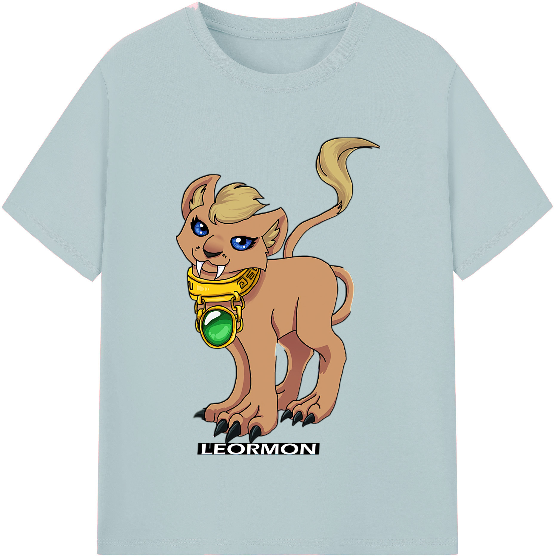 （画像用） Digimon デジタルモンスター/デジモン 綿100％半袖Tシャツ（フロントプリント）
